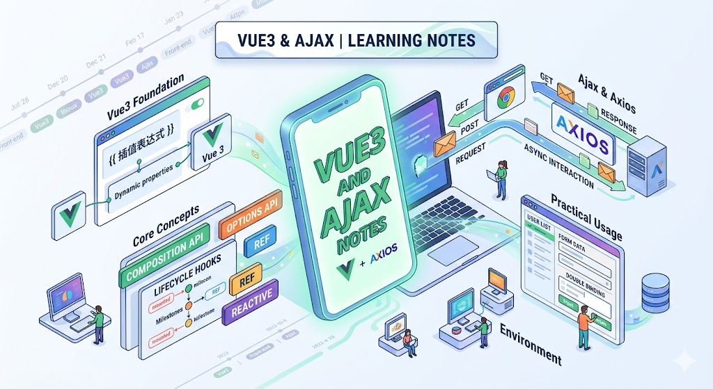 Vue3 和 Ajax 入门笔记